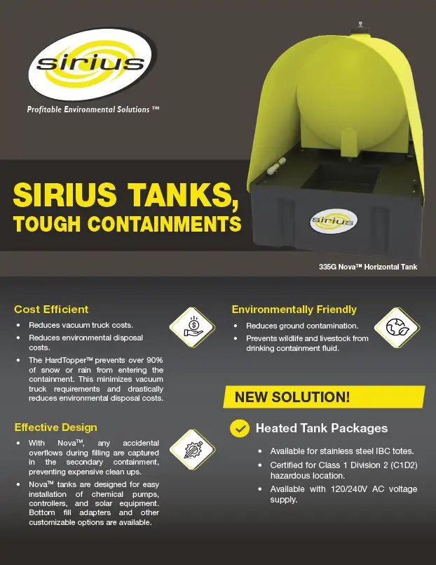 SIRIUS Tanks